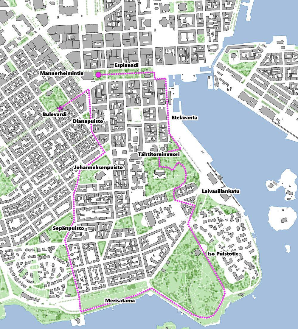 Reitti on kuvattu tapahtuman tiedoissa.